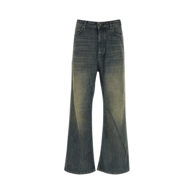 

Брюки Balenciaga Low Crotch Pants, Navy/Green/Yellow