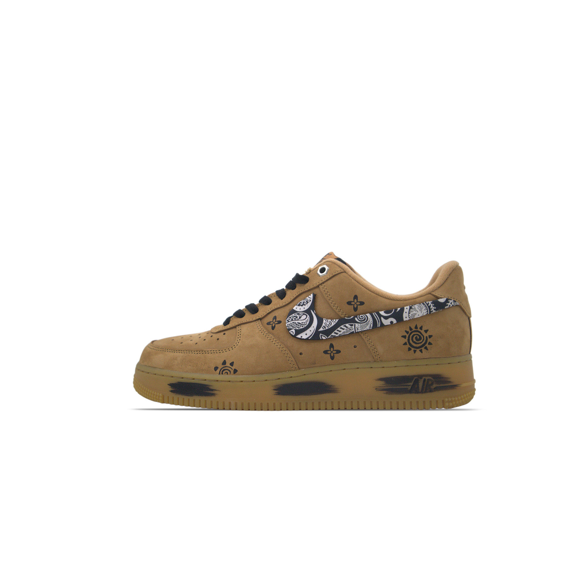 

Кроссовки для скейтбординга Air Force 1 Autumn Cashews Abrasion Resistant Low top Unisex Nike, umber