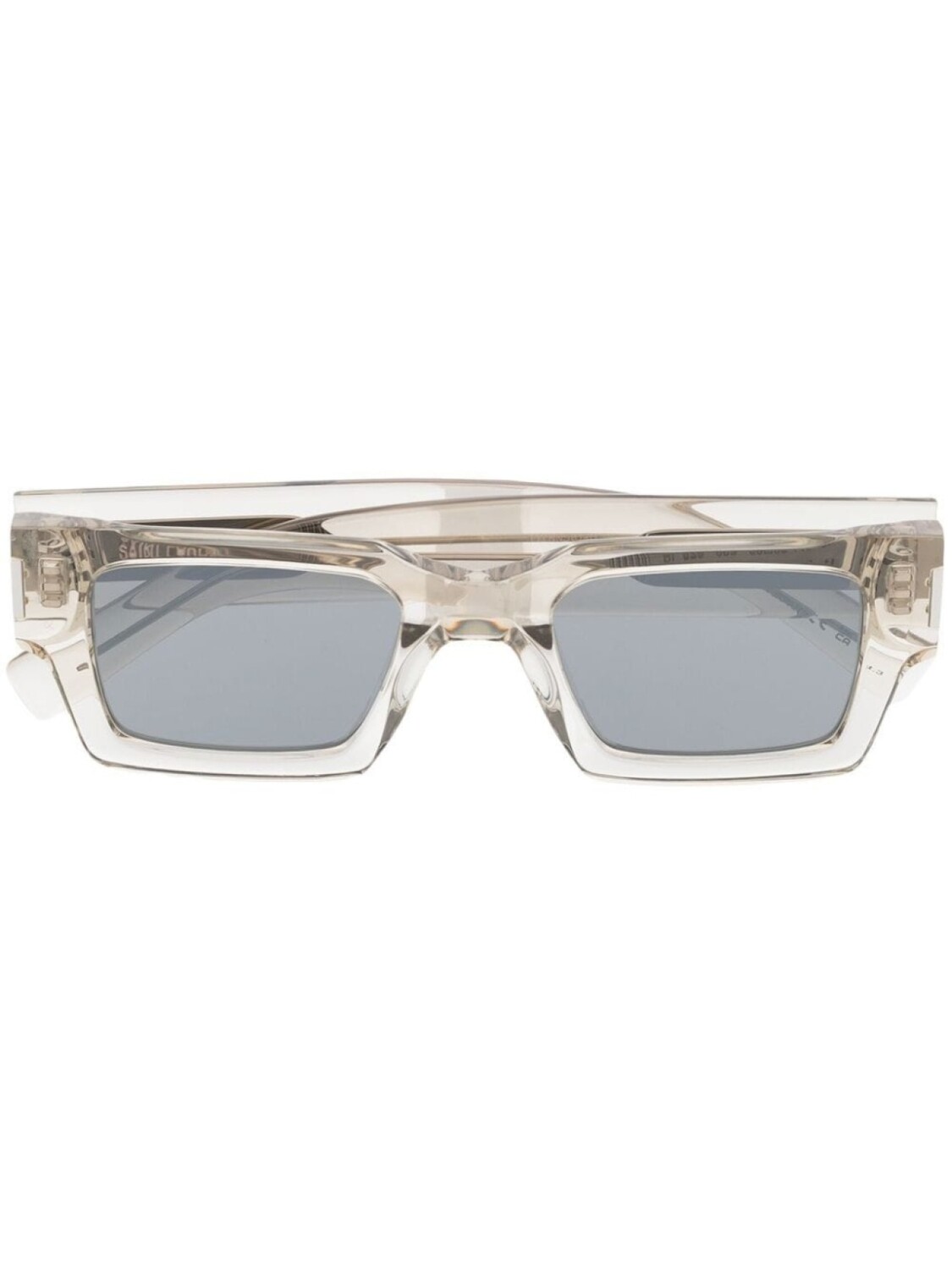 

Saint Laurent Eyewear солнцезащитные очки SL572 в квадратной оправе, серый