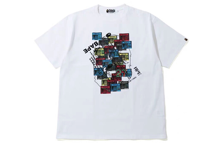 

Футболка Bape унисекс A Bathing Ape, белый