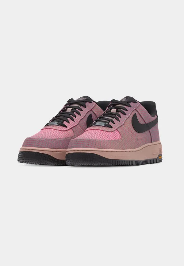 Кроссовки air force 1 '07 low lx vibram Nike Sportswear, Silt Red/Black/Light Violet Ore/Speed Yellow — фото 3