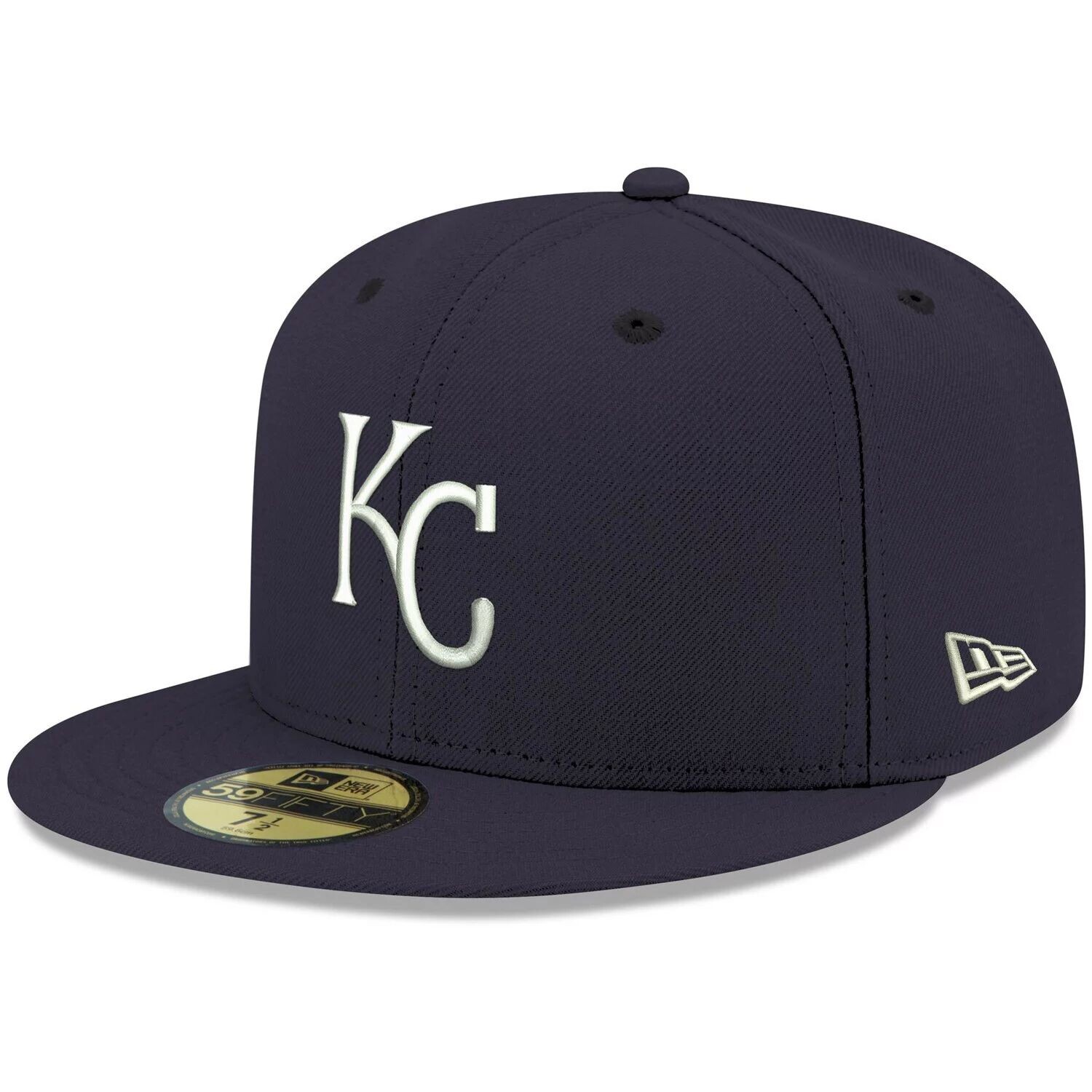 

Мужская темно-синяя шляпа с логотипом New Era Kansas City Royals 59FIFTY 59FIFTY