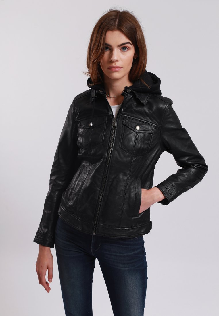 

Кожаная куртка BAYA Lee Cooper, черный