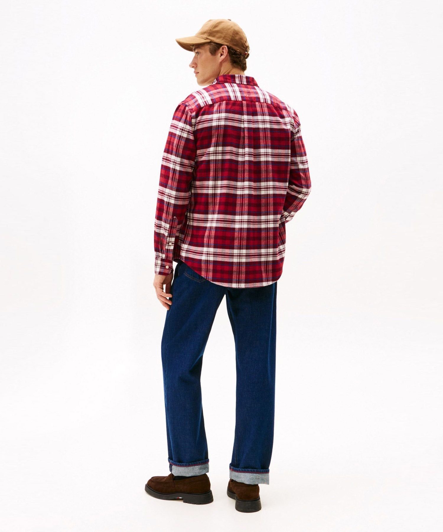 Рубашка в клетку «тартан» из фланели Hero TOMMY HILFIGER, Other reds 0QJ — фото 3