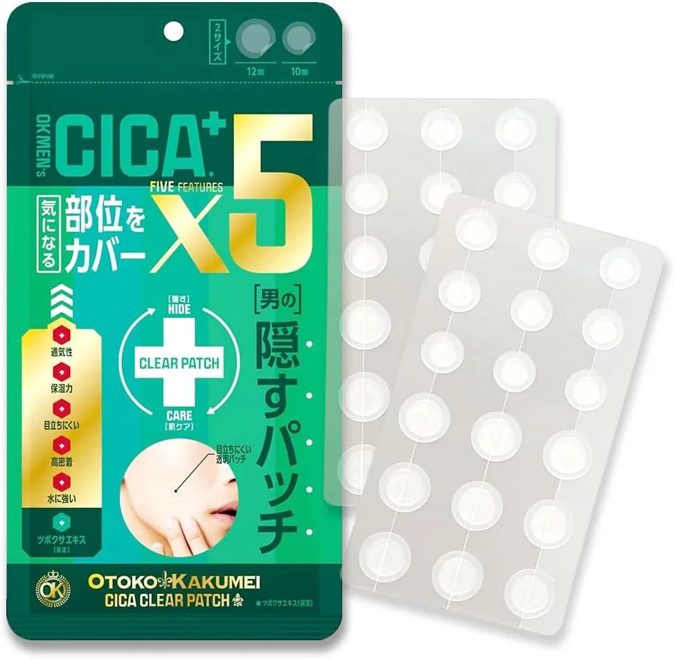 Пластырь гидроколлоидный OK CICA Clear Patch от OTOKOKAKUMEI, 36 шт