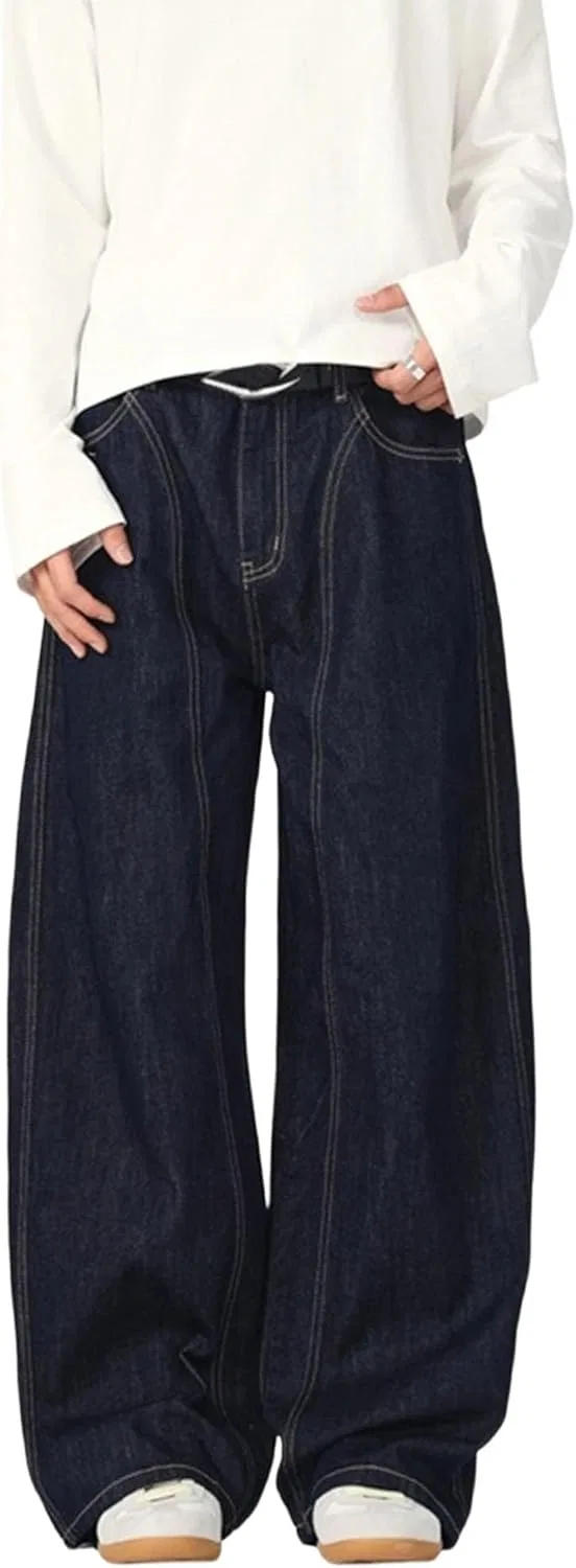 Джинсы мешковатые Dark Blue