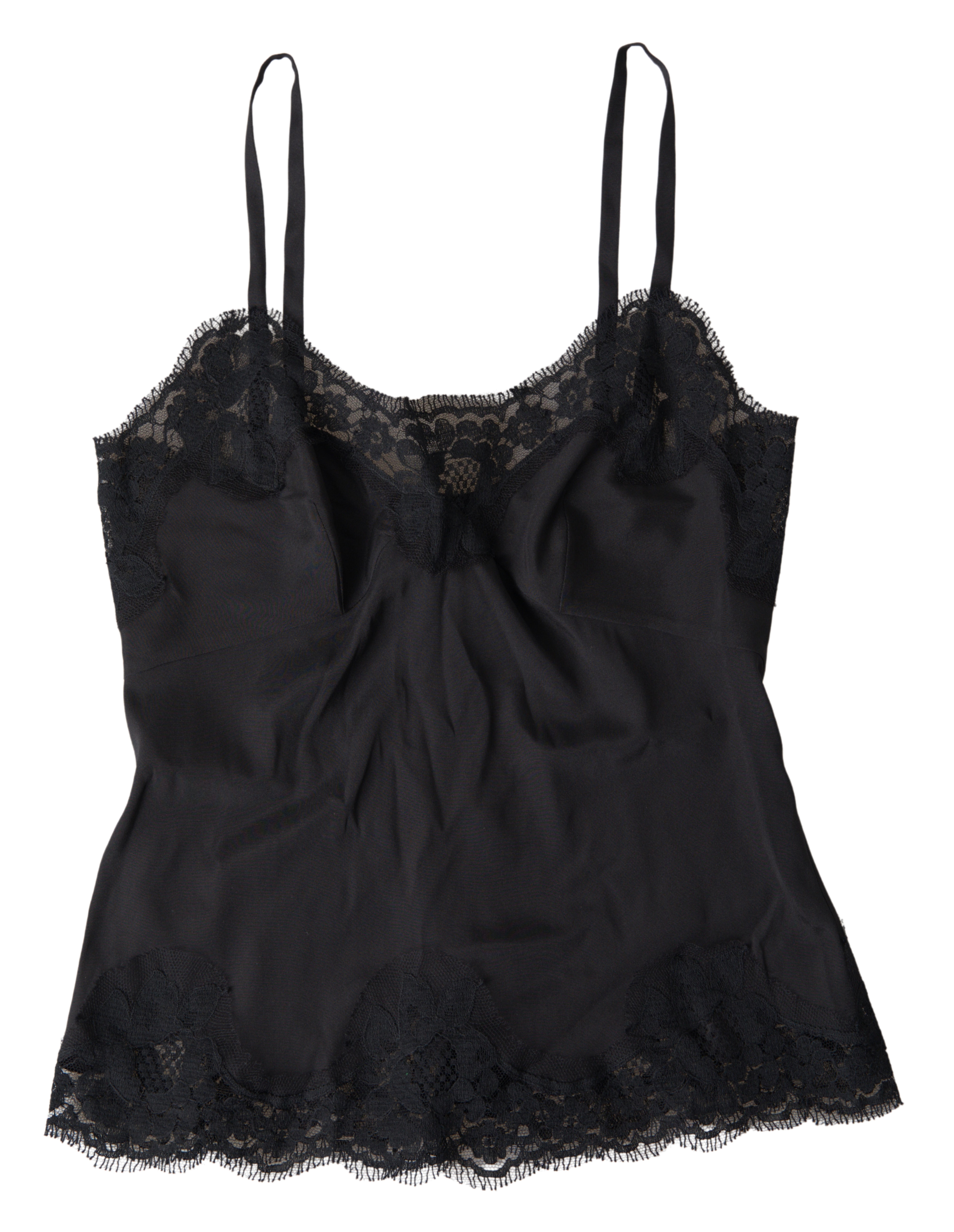 

Топ-комбинация из шелковой смеси Sultry Dolce & Gabbana, черный