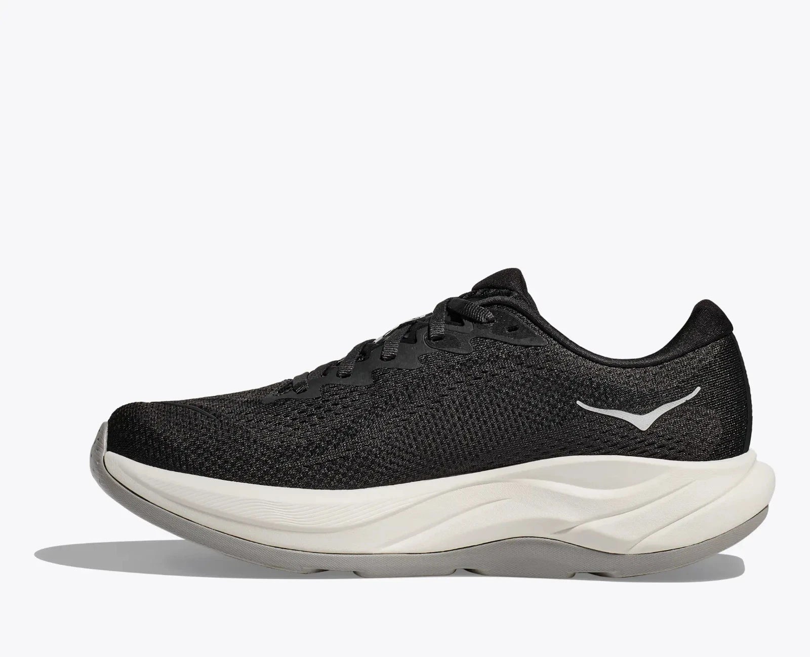 Кроссовки Hoka One One Rincon 4 1155130-BBLC, мужские, черные, со шнуровкой, для бега по шоссе Hoka, черный — фото 4