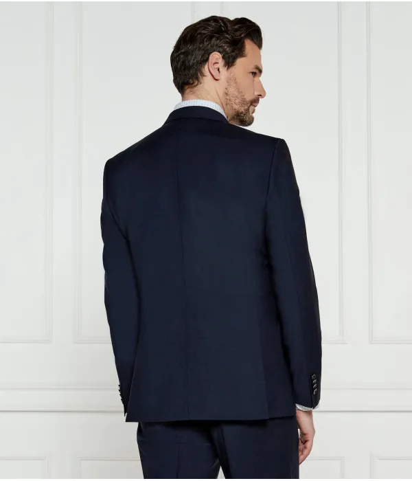 Элегантный шерстяной жакет h-jasper-mm-c-224 Regular fit Boss, синий — фото 3