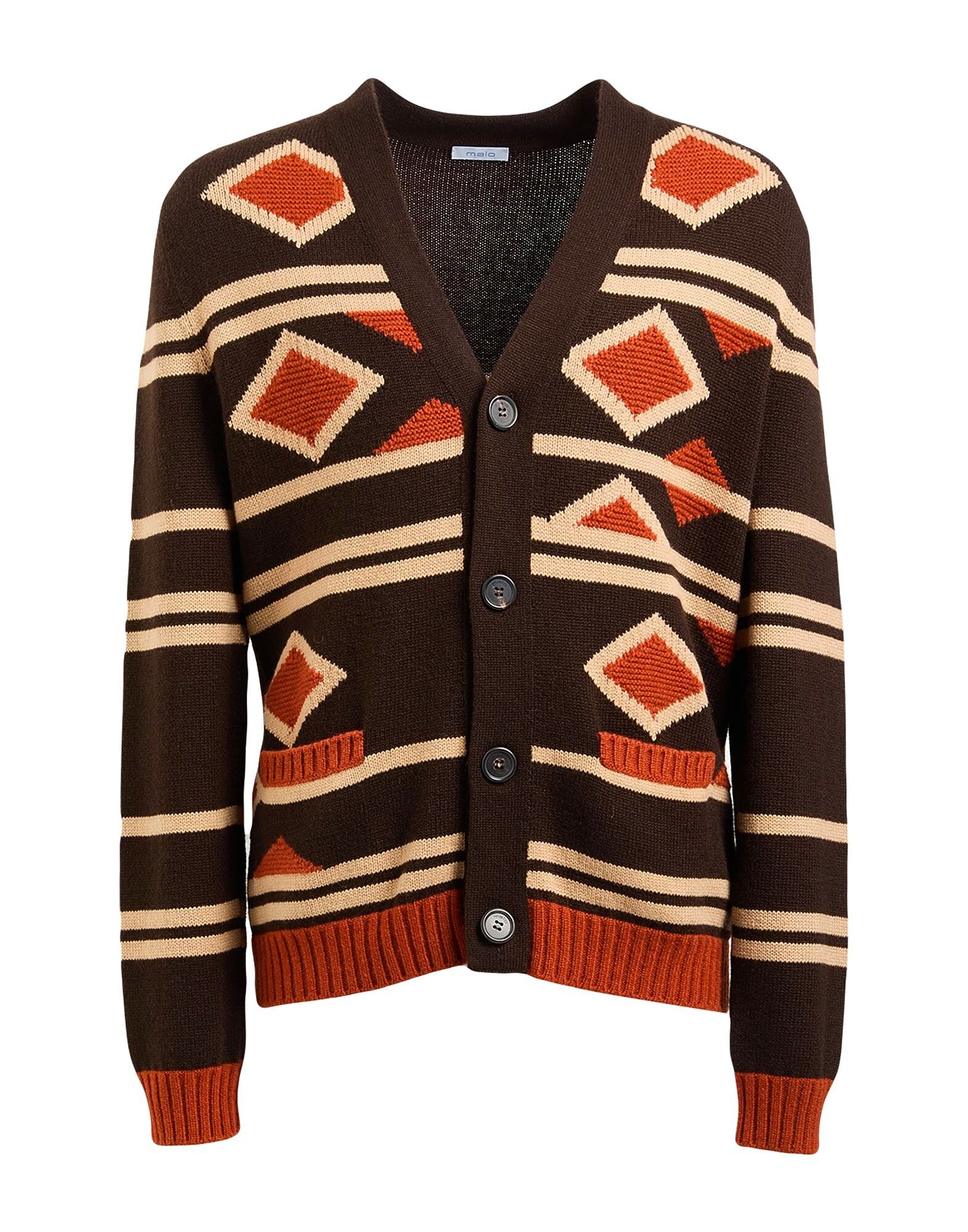 

Кардиган Malo, темно-коричневый