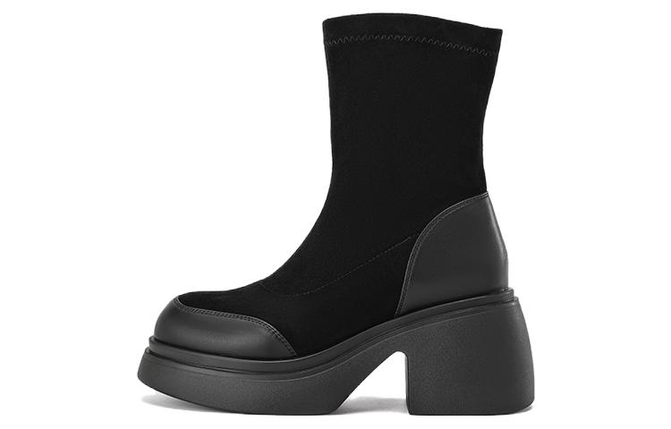 Ботильоны Slim Boots 7cm Women AOKANG, Black