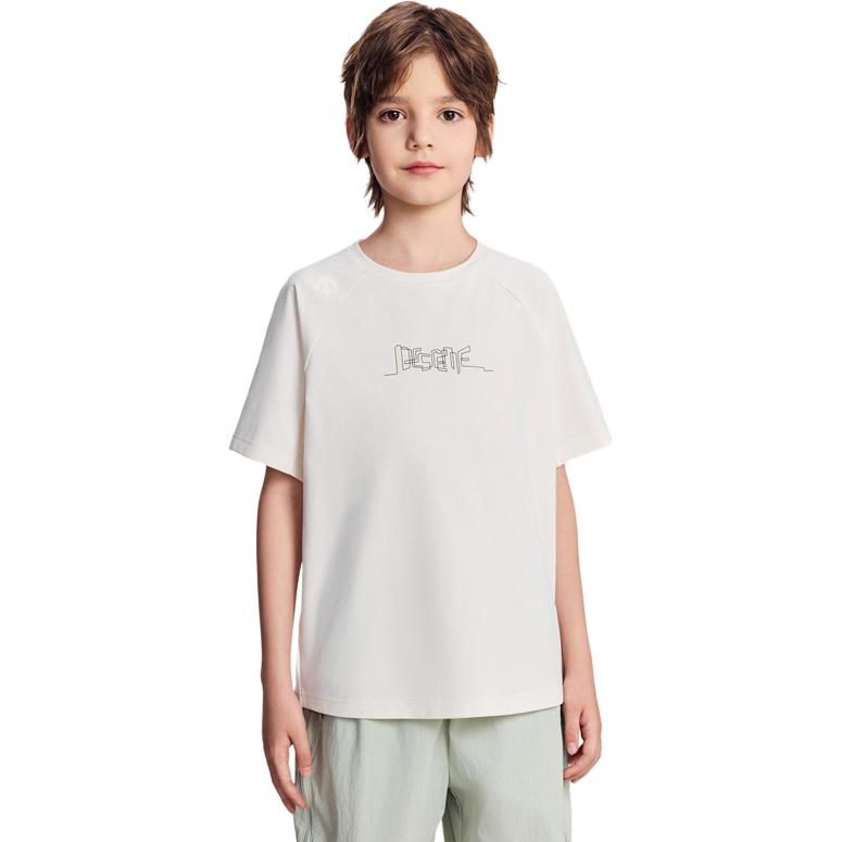 Детская футболка Quick Dry Movewear Kids DESCENTE, серый — фото 3