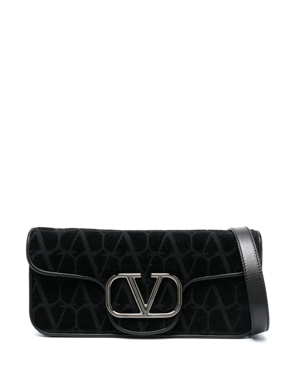 

Мини-сумка на плечо Locò Vlogo Toile Iconographe VALENTINO GARAVANI, черный