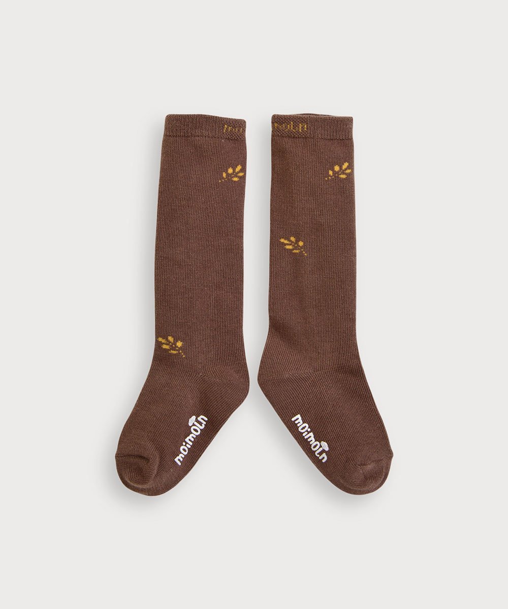 Иностранные длинные носки Moimoln, brown