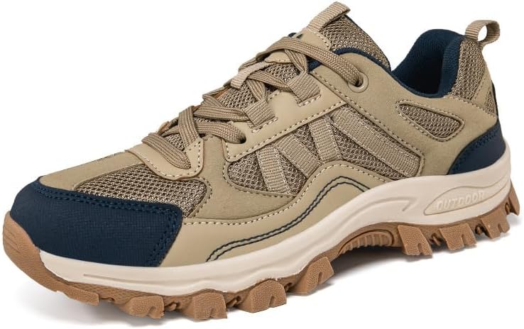 

Мужские и женские походные ботинки Легкие кроссовки для треккинга и прогулок на открытом воздухе Нескользящие износостойкие для альпинизма и путешествий Qacksv, хаки