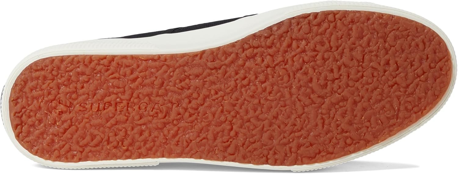 Кроссовки Superga 2740 Platform для мужчин и женщин - иконические итальянские теннисные кроссовки с дышащим верхом из ткани и нескользящей резиновой подошвой, черный — фото 3
