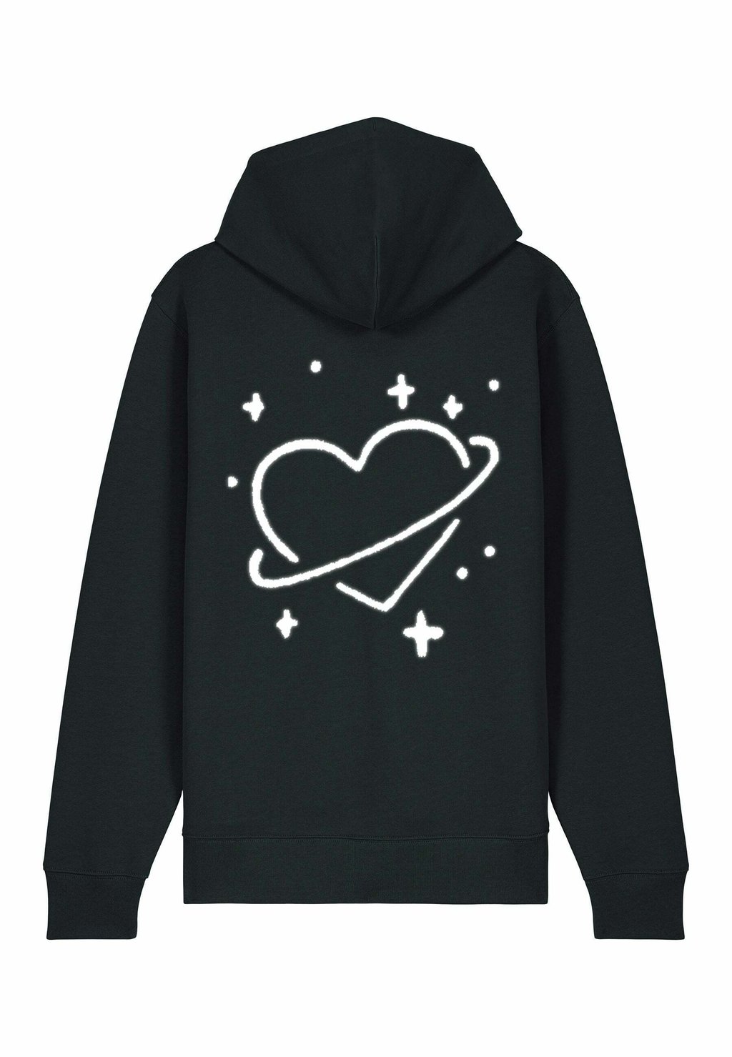 

Толстовка на молнии SATURN BACK EMBROIDERY Mira Paris, черный