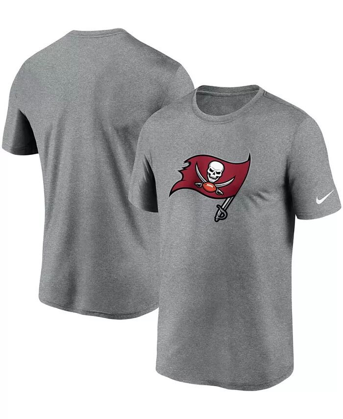 

Футболка мужская меланжевая оловянная Tampa Bay Buccaneers Logo Essential Legend Performance Nike