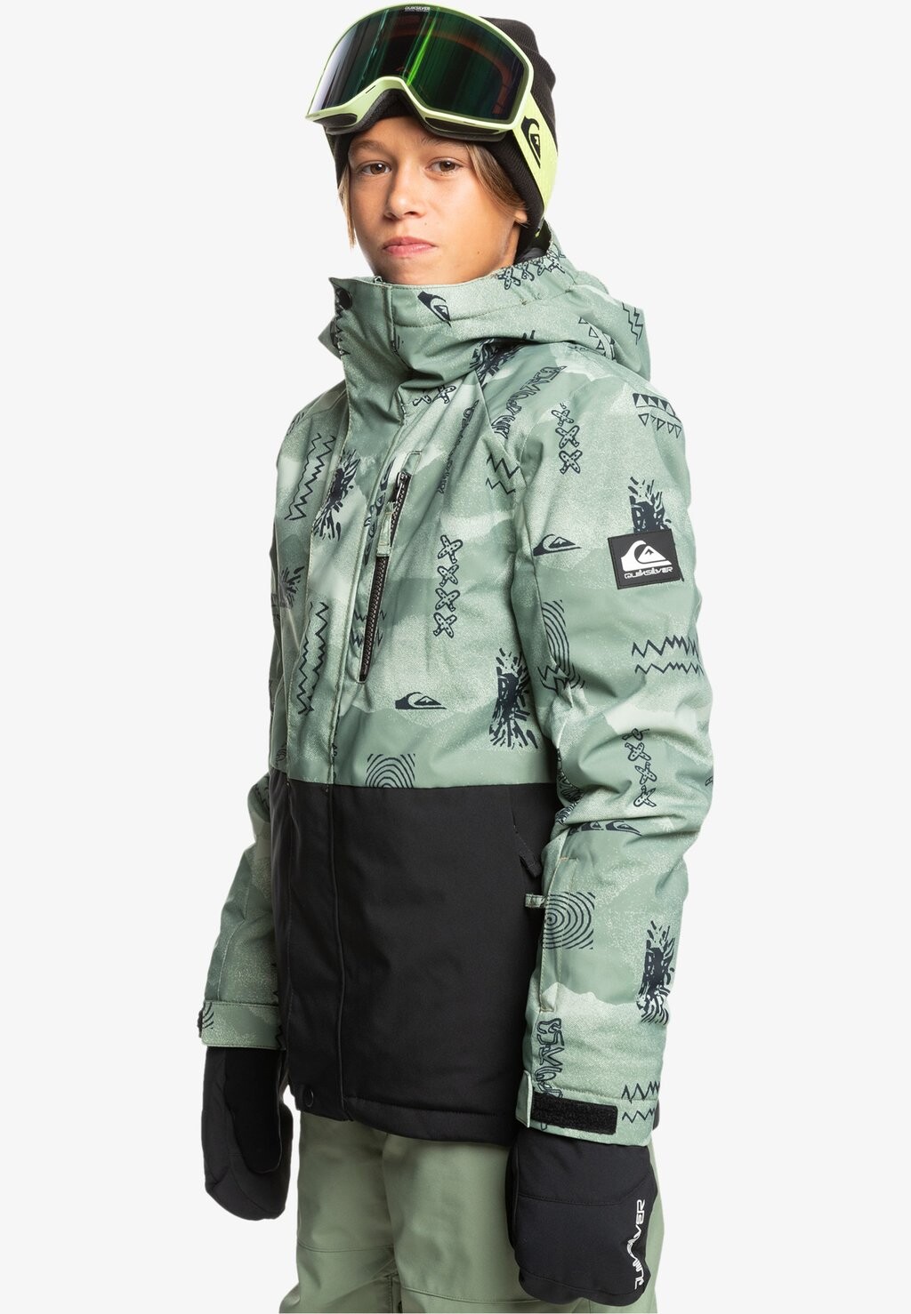

Зимняя куртка MISSION 4 Quiksilver, зеленый