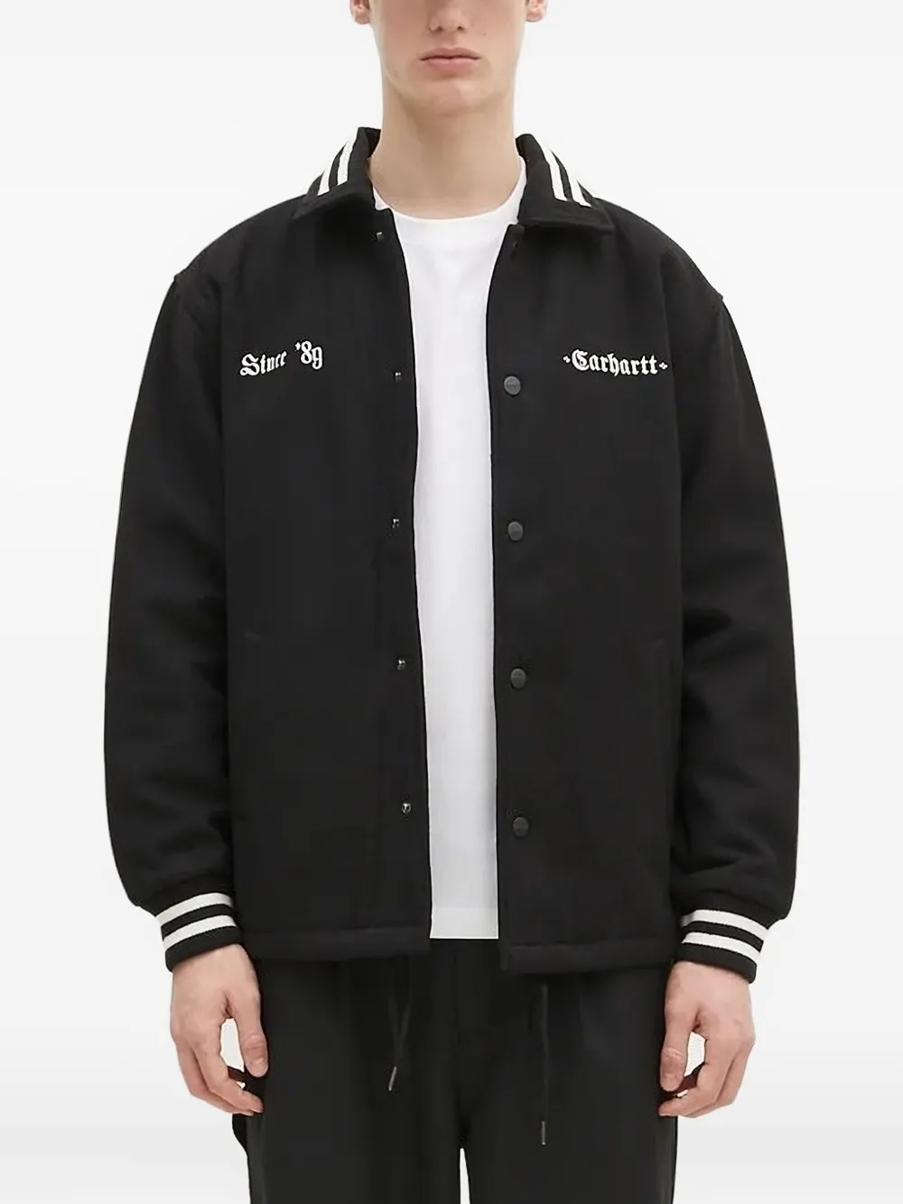 

Вышитая тренерская куртка CARHARTT WIP, черный