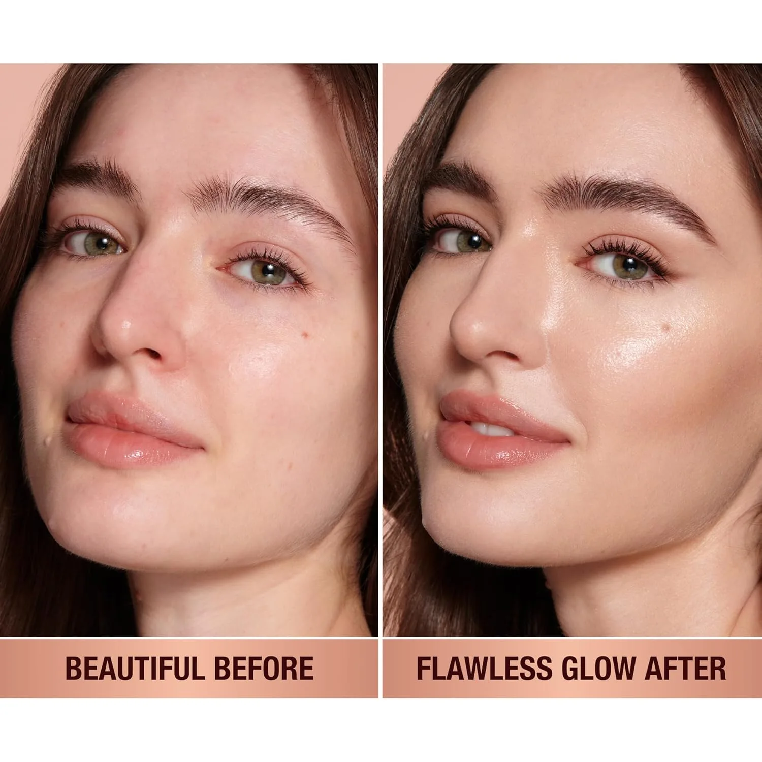 Charlotte Tilbury Hollywood Flawless Filter - универсальный праймер, бустер для сияния и жидкий хайлайтер с легким покрытием для гладкой и матовой кожи, 2 Fair - Golden beige shade for light skin tones — фото 2
