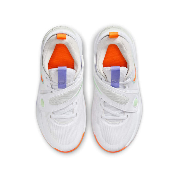 Кроссовки team hustle d11 'white total orange' Nike, белый — фото 4