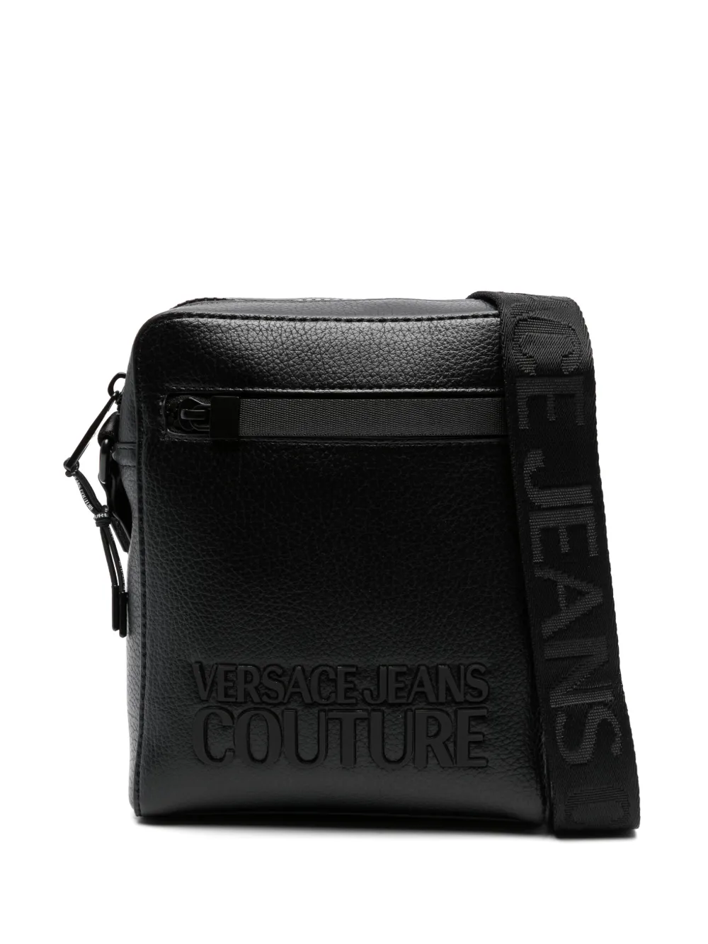 

Сумка через плечо с логотипом Versace Jeans Couture, черный