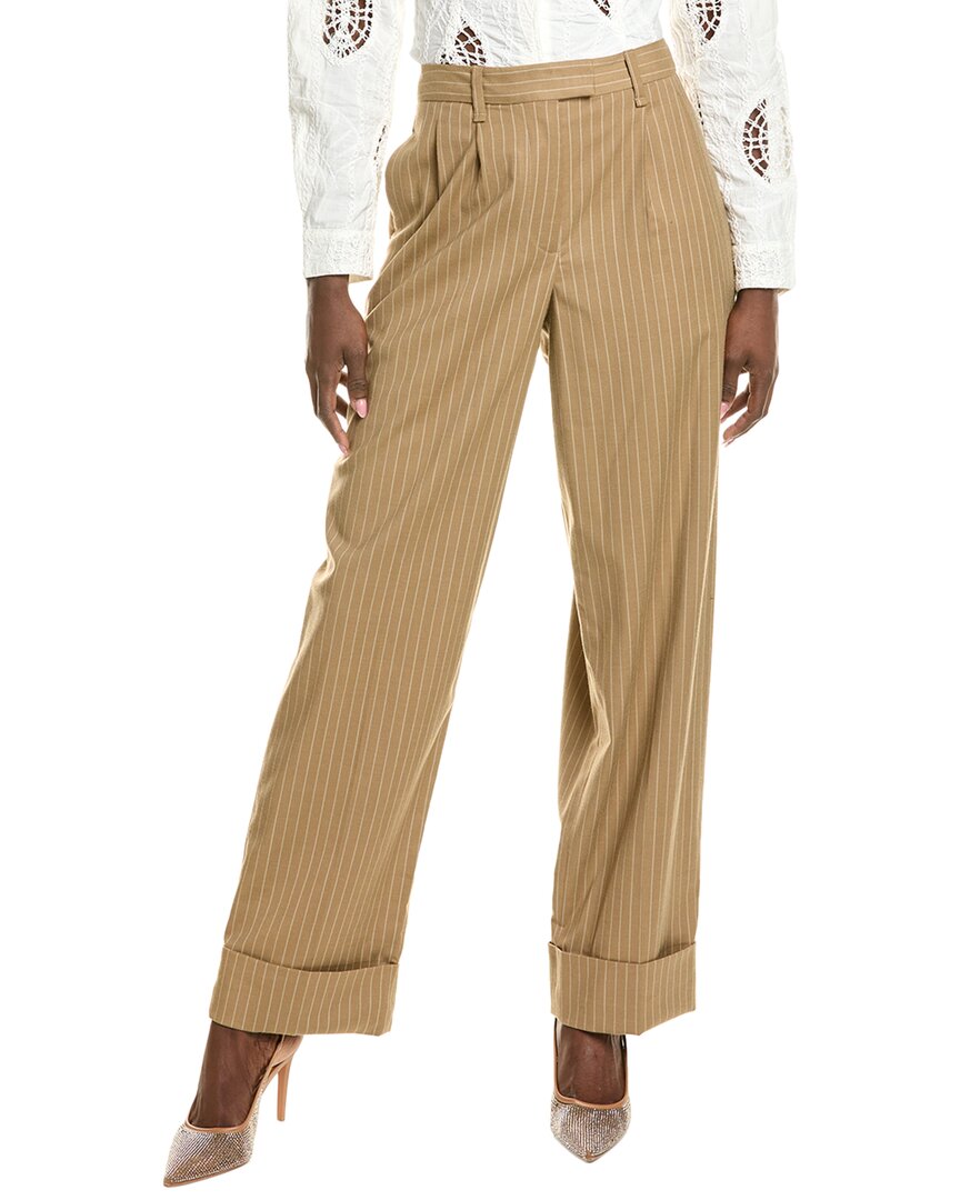 

Брюки из шерстяной смеси «Rag & Bone Marianne», коричневый