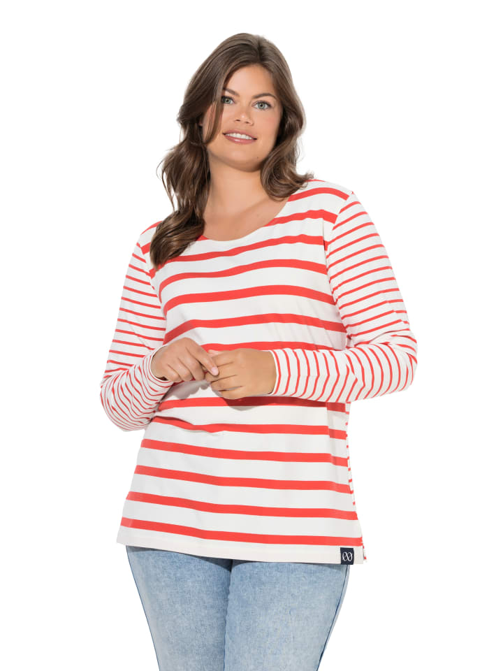 

LAURASØN Футболка кораллового цвета, Красный, LAURASØN Футболка кораллового цвета