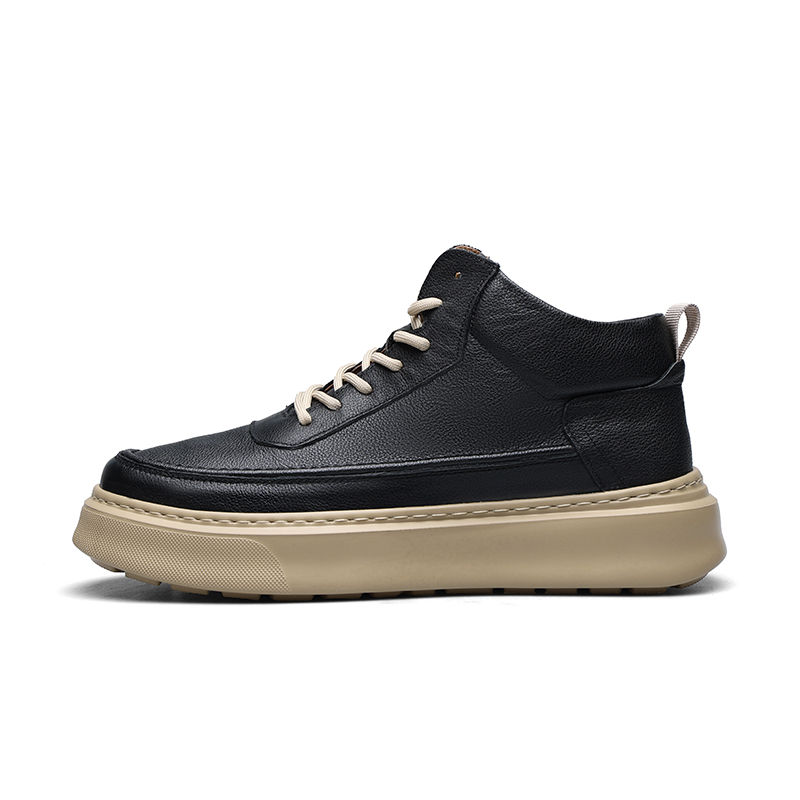 

PARDASAUL Мужские повседневные кроссовки High Top с утеплением на черной флисовой подкладке, цвет Black Fleece-Lined Insulated Shoes