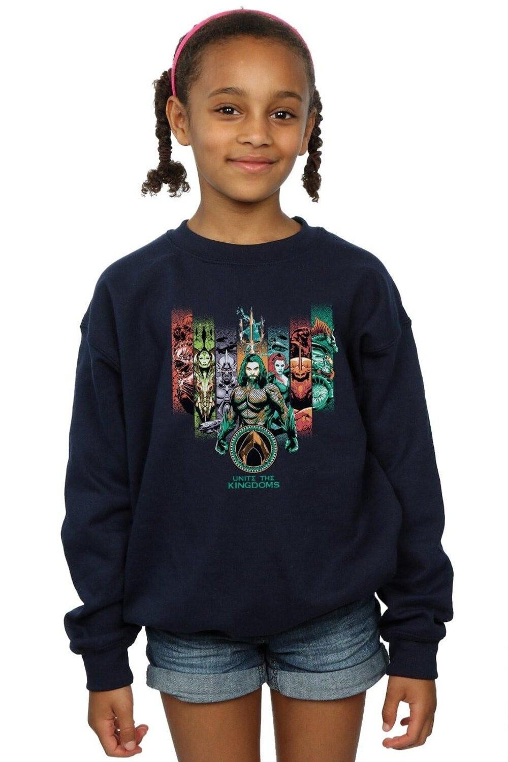 

Толстовка Aquaman Unite The Kingdoms DC Comics, темно-синий