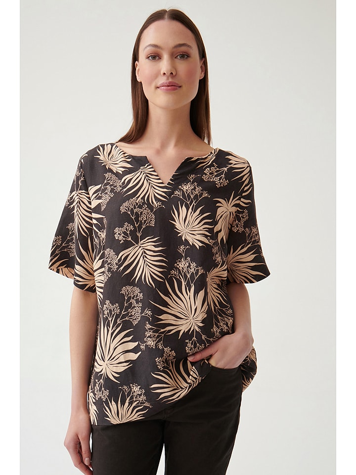 

Блузка TATUUM, цвет schwarz/beige