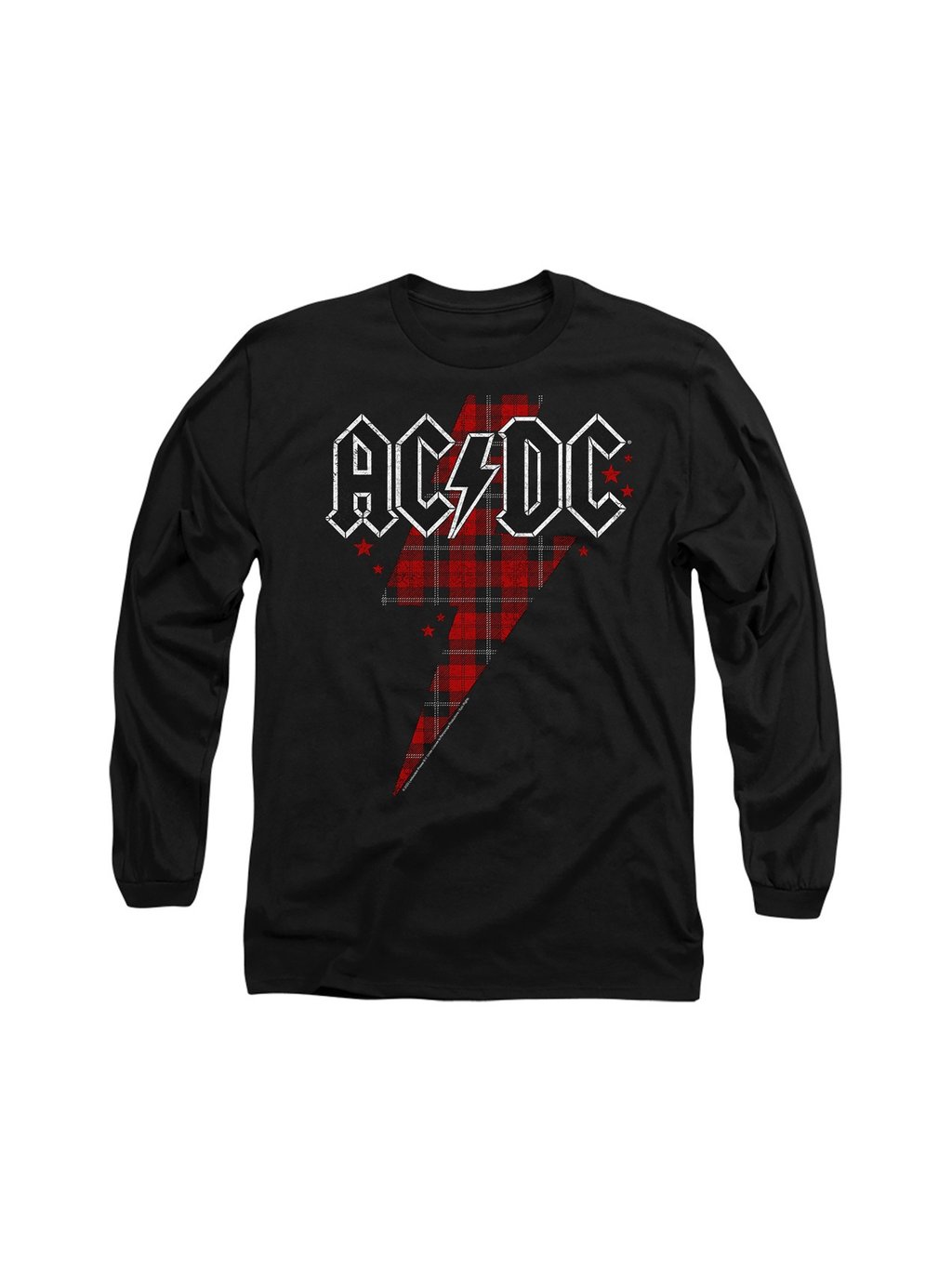 

Топ с длинными рукавами AC/DC PLAID BOLT Cotton Soul, черный
