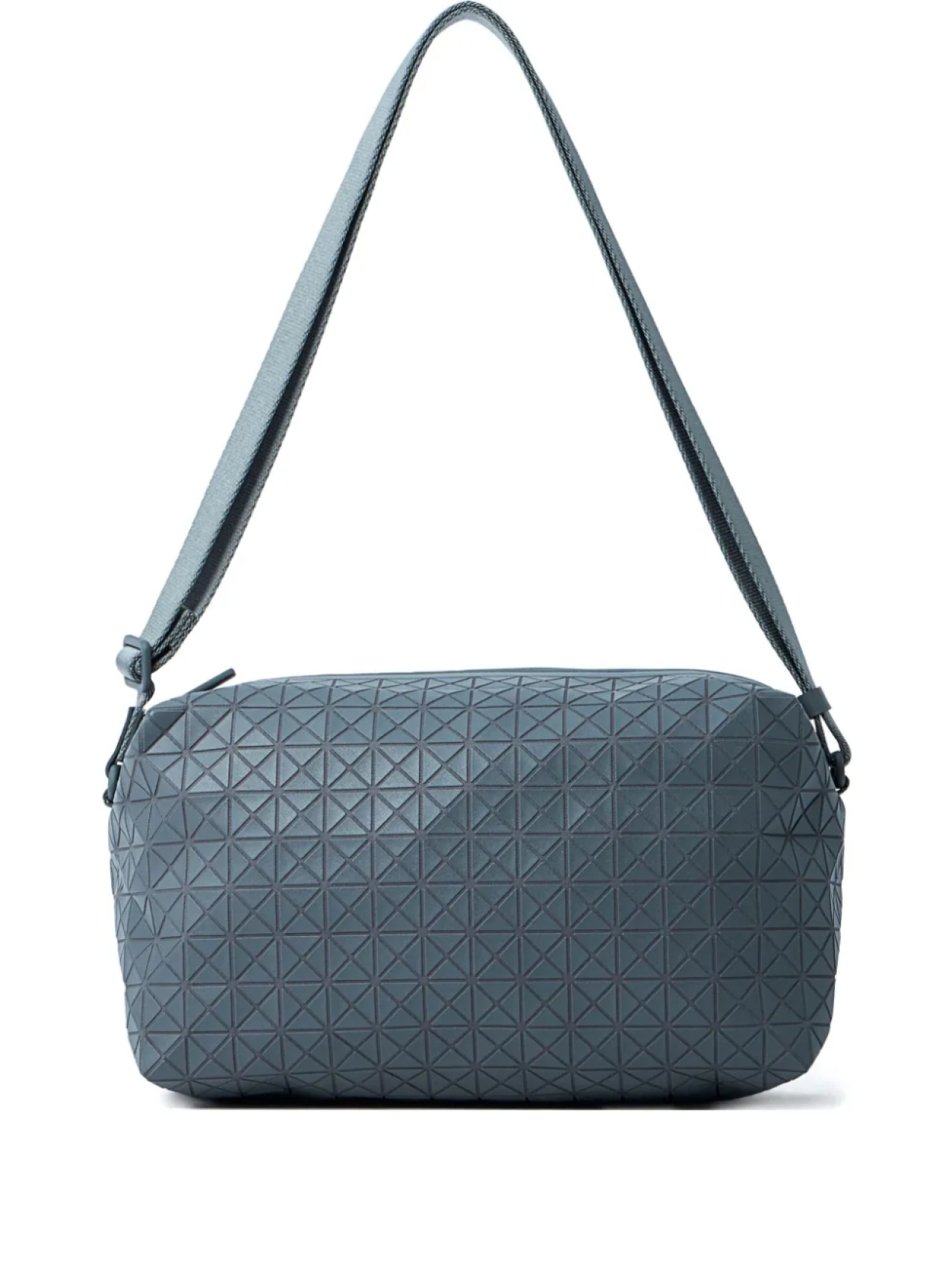 

Сумка на плечо с геометрическим узором Saddle Bao Bao Issey Miyake, серый