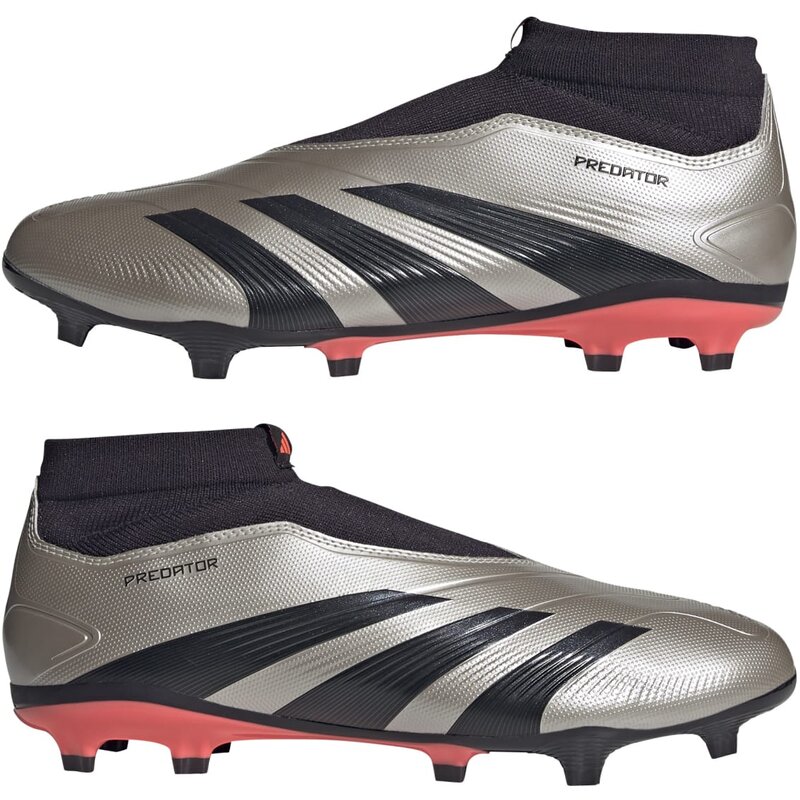 Футбольные бутсы Predator League без шнурков FG Adidas, мультиколор — фото 4