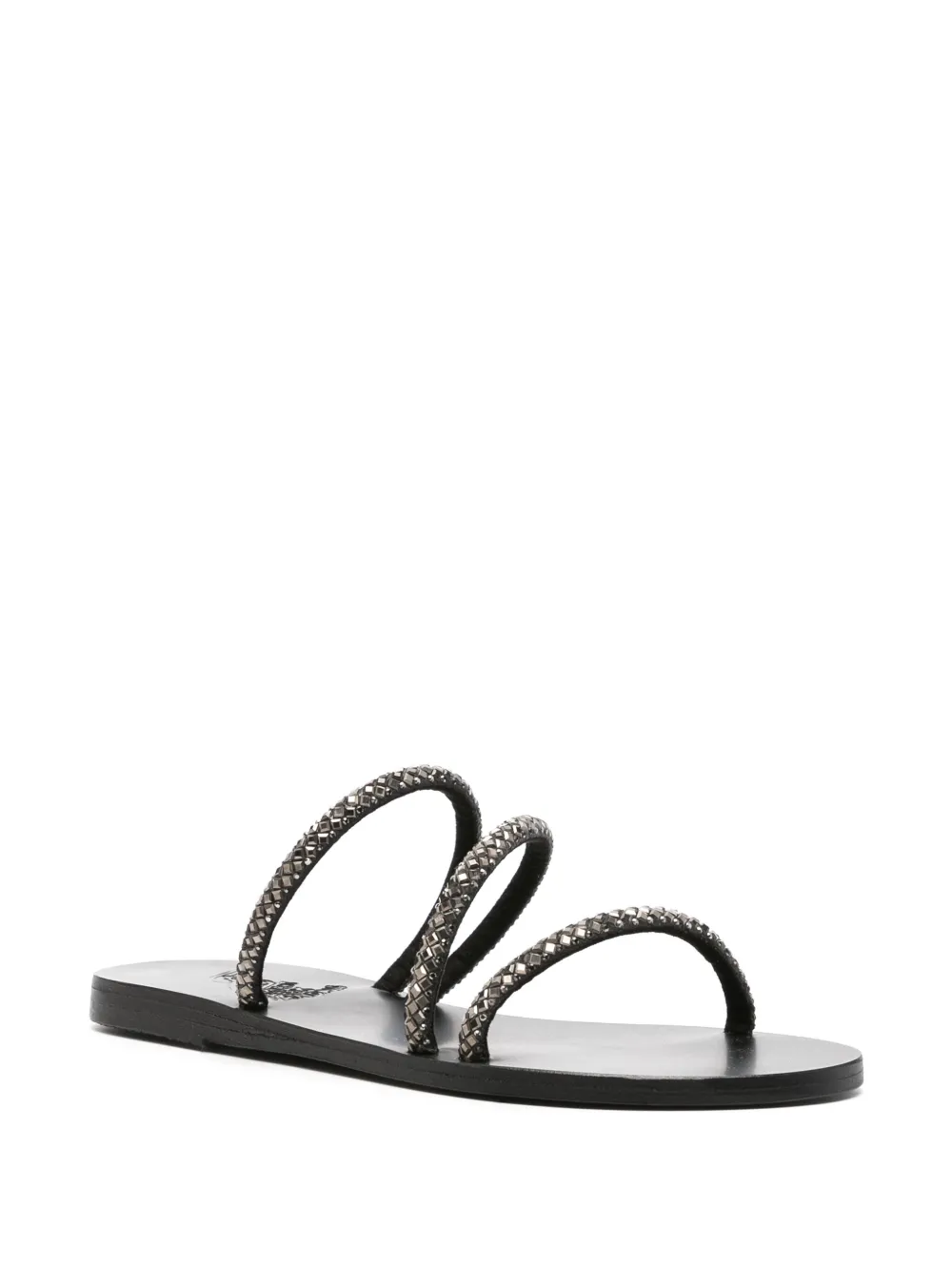 Сандалии Polytimi, украшенные кристаллами Ancient Greek Sandals, серебяный — фото 2