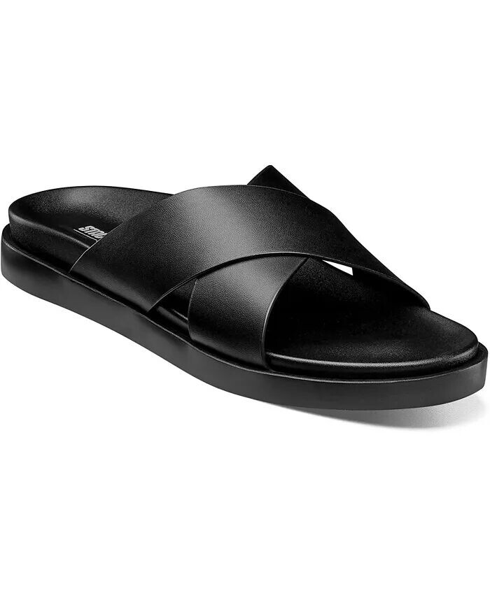 

Мужские сандалии Montel Cross Strap Slide Stacy Adams, черный
