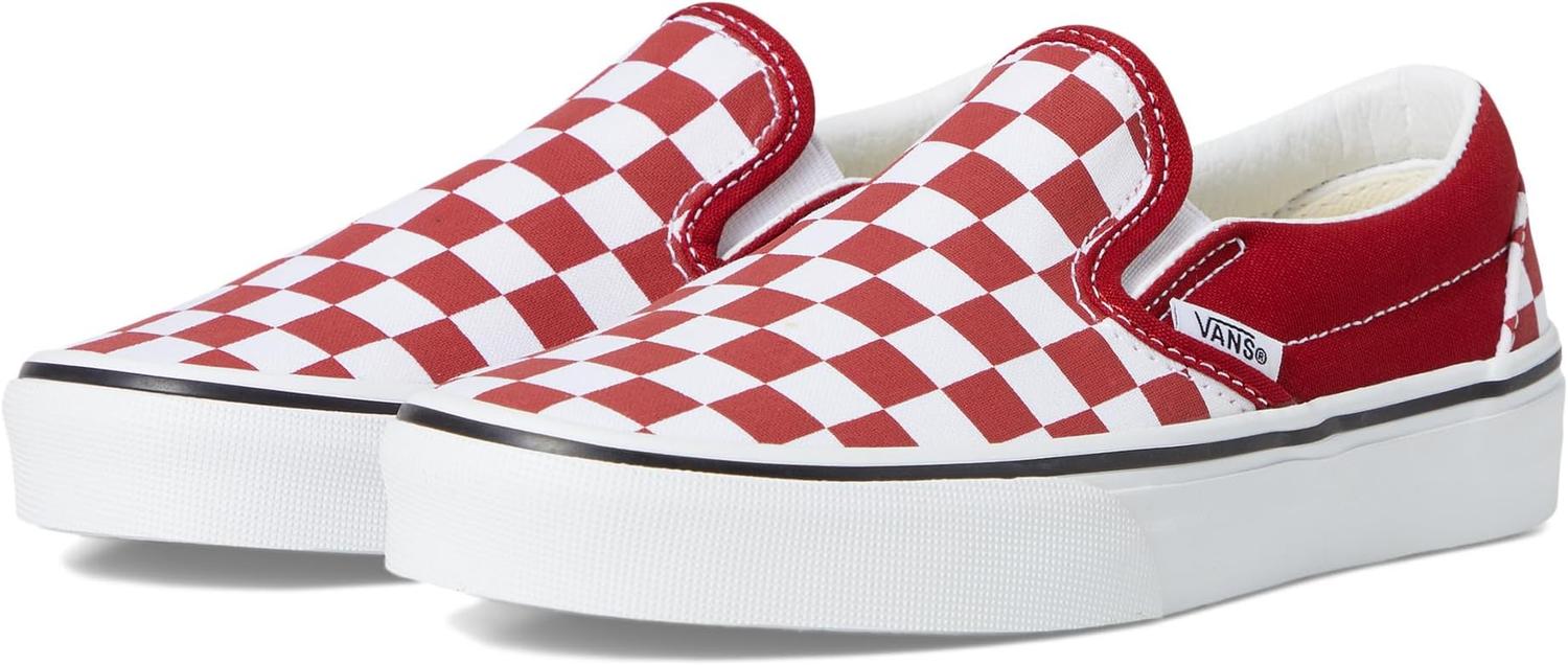 

Кроссовки Vans Kids J Classic Slip-On, Checkerboard Chili Pepper