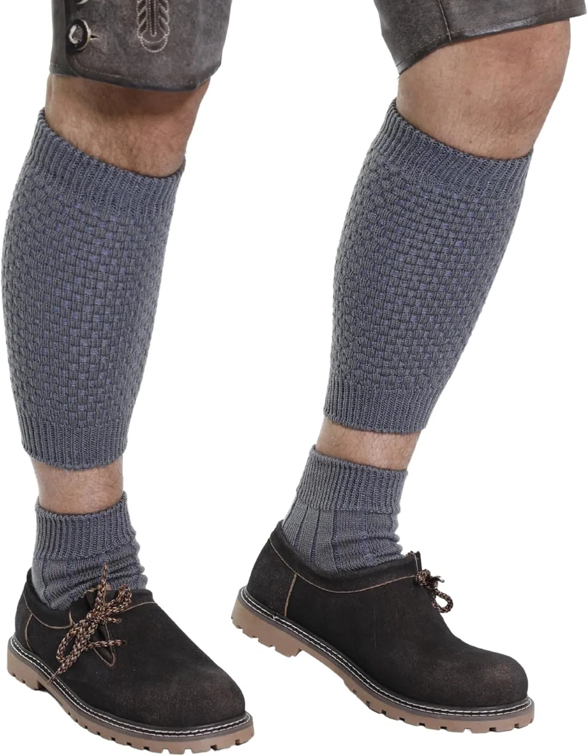 AlpsOak Туфли Lederhosenschuhe Herren - authentische deutsche Schuhe für Oktoberfest - Trachtenschuhe - Haferl Deutsche Schuhe - Brown — фото 2