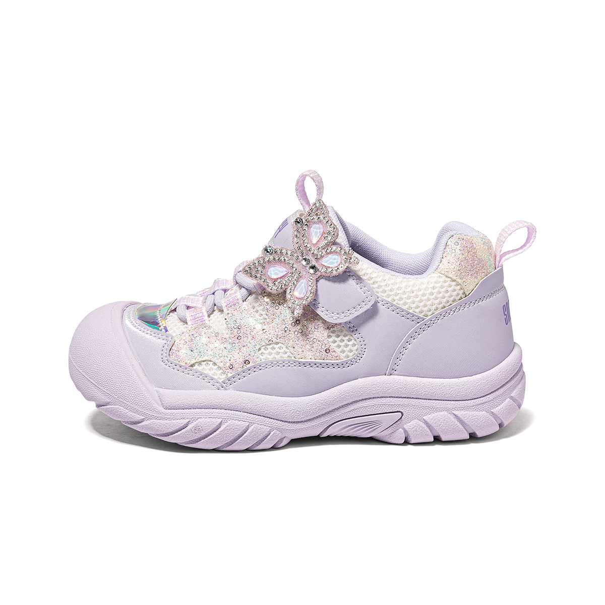 

Блестящие кроссовки для скейтбординга lightweight cushioning balance для детей Snoffy, сирень