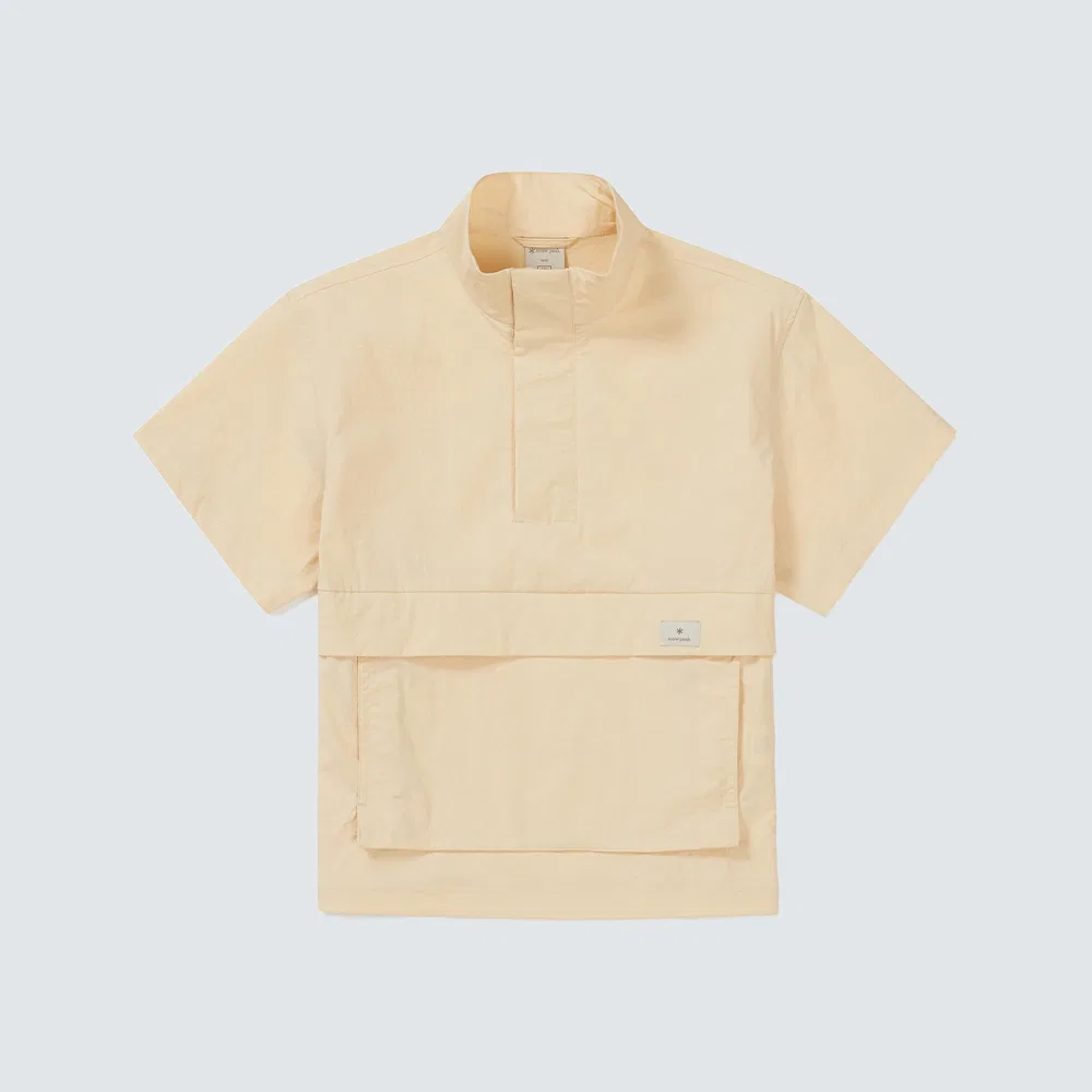 Детский анорак с воротником-стойкой Snowpeak Apparel Kids, светло-жёлтый — фото 2