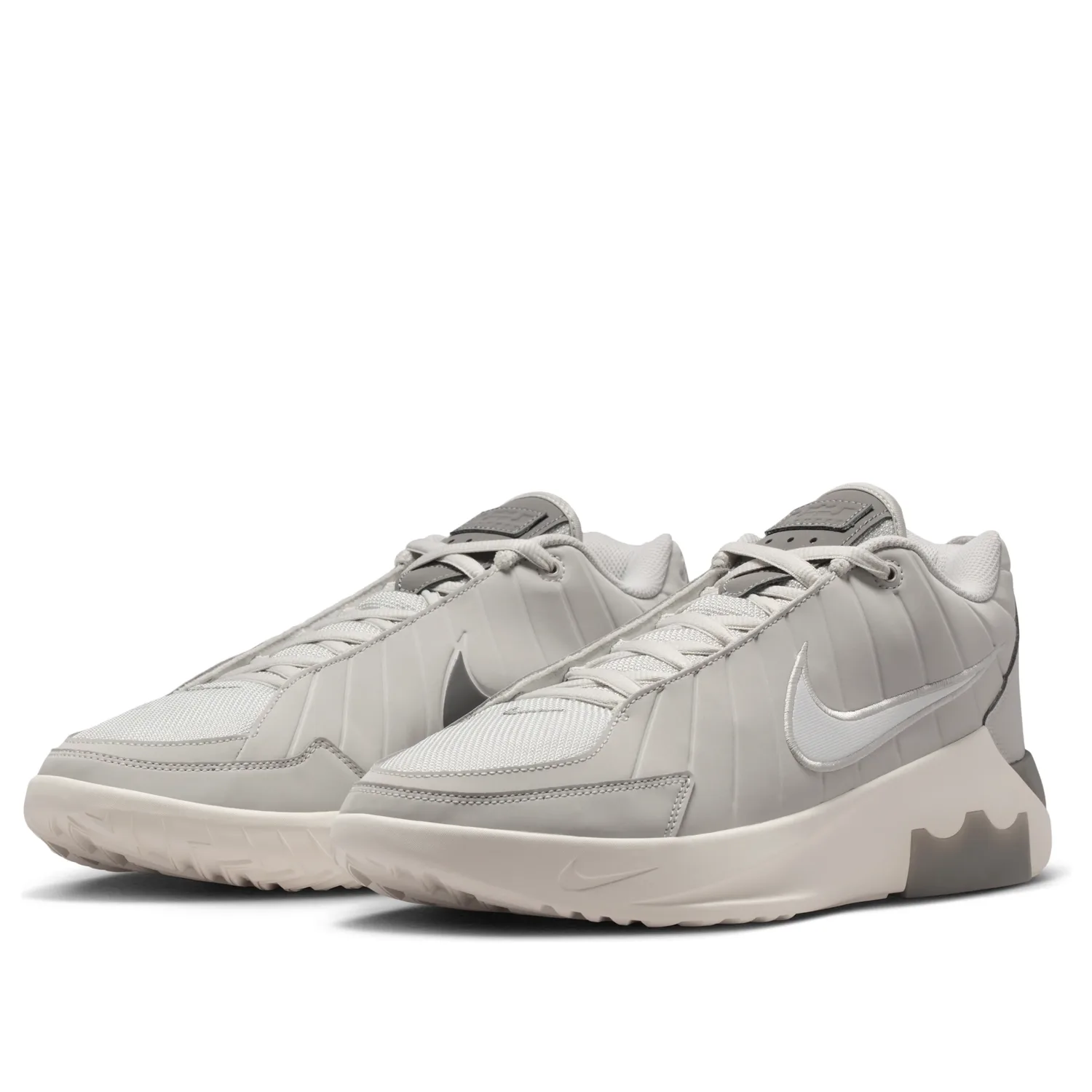 Кроссовки Nike LeBron Witness 4 EP 'Light Bone Pale Ivory', серый — фото 4
