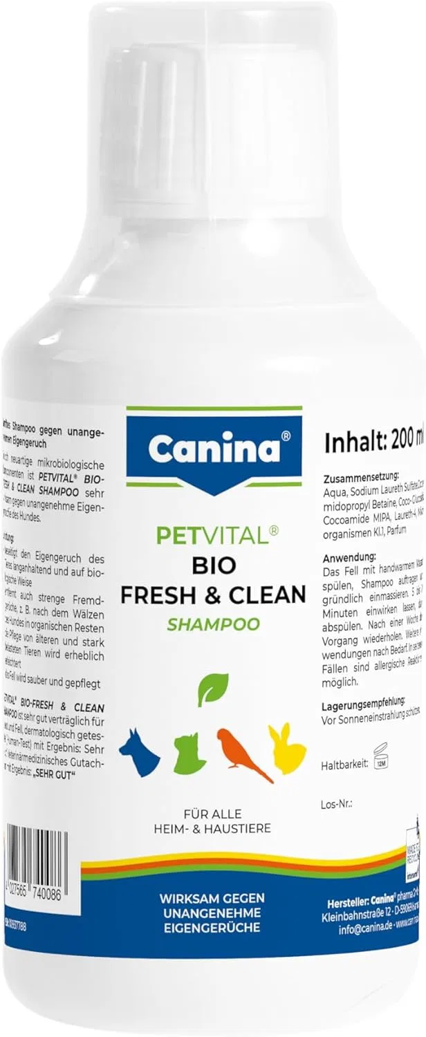 Шампунь для животных «Bio Fresh and Clean Shampoo» 200 мл от Canina