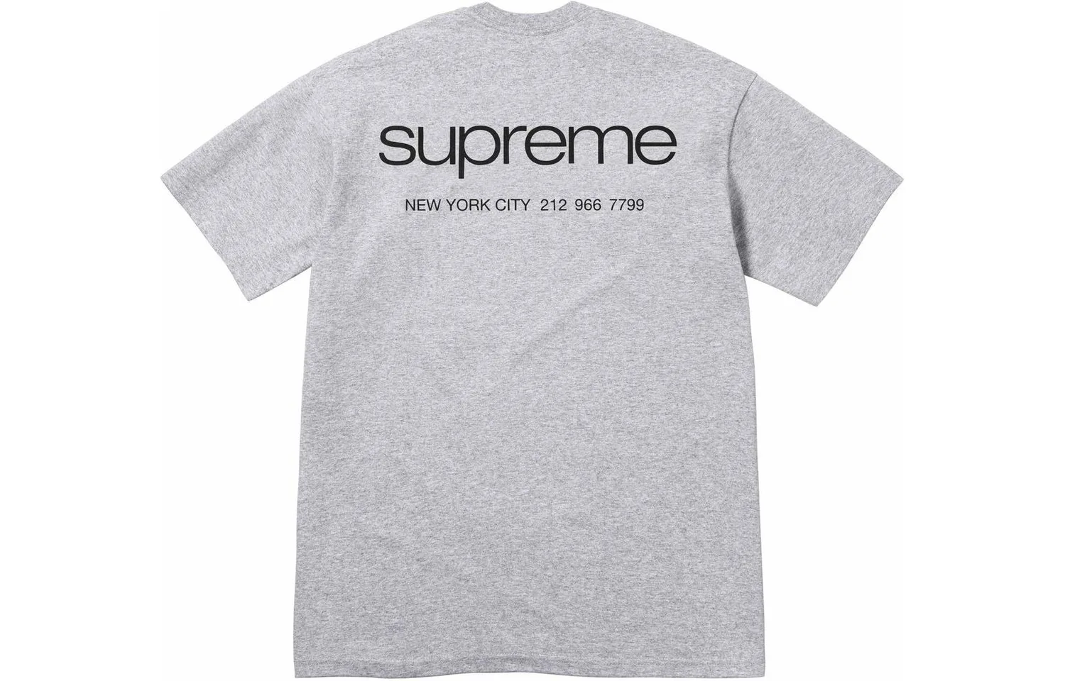 Футболка Nyc Supreme, Gray/Heather Grey