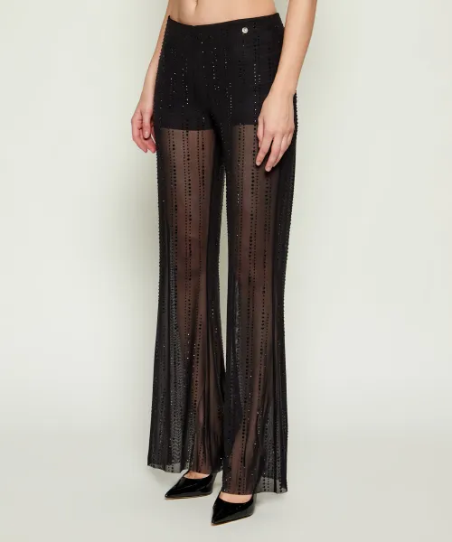 

Брюки Flare fit Liu Jo, черный