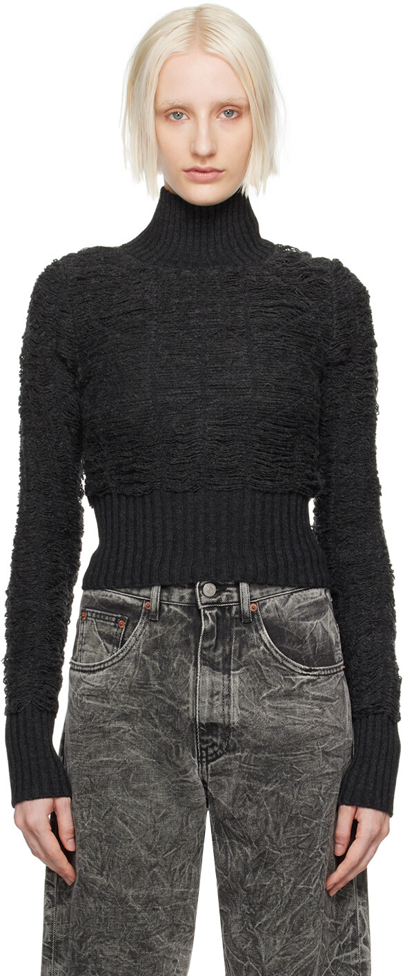 

Серая водолазка с лесенкой MM6 Maison Margiela