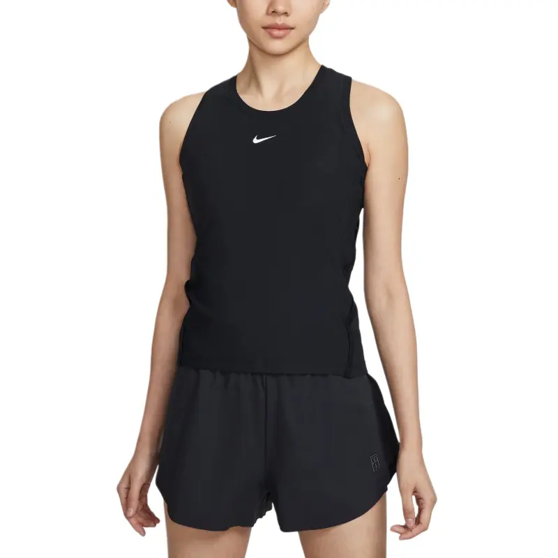 Женская теннисная майка Victory Dri FIT Nike, черно-белый — фото 3