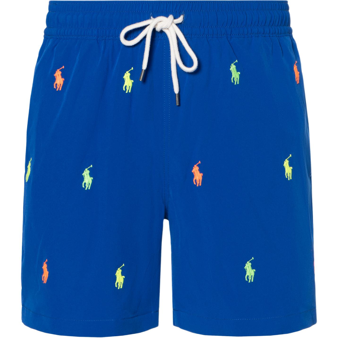 Шорты с вышивкой Polo Pony Polo Ralph Lauren, синие