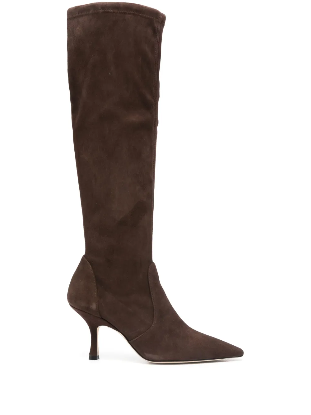 Сапоги на каблуке Stuart Weitzman, коричневый