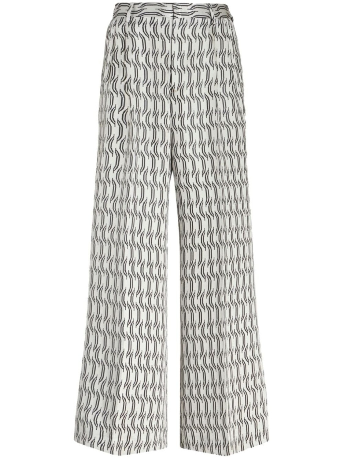 

Жаккардовые брюки строгого кроя ETRO, белый